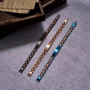 Pulseras personalizables con Textos Personalizados-Caja premium para regalo