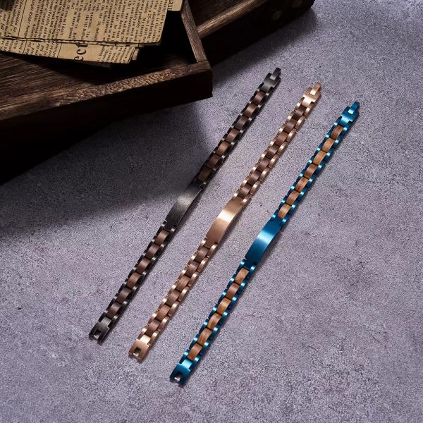 Pulseras personalizables con Textos Personalizados-Caja premium para regalo - Imagen 1