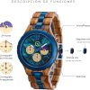 Reloj de Madera Hombre Grabado Personalizado – Caja Regalo Premium - Thumbnail Image 4