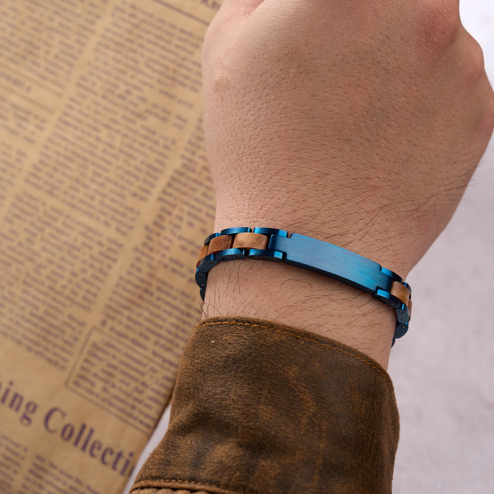 Pulseras personalizables con Textos Personalizados-Caja premium para regalo - Imagen 8