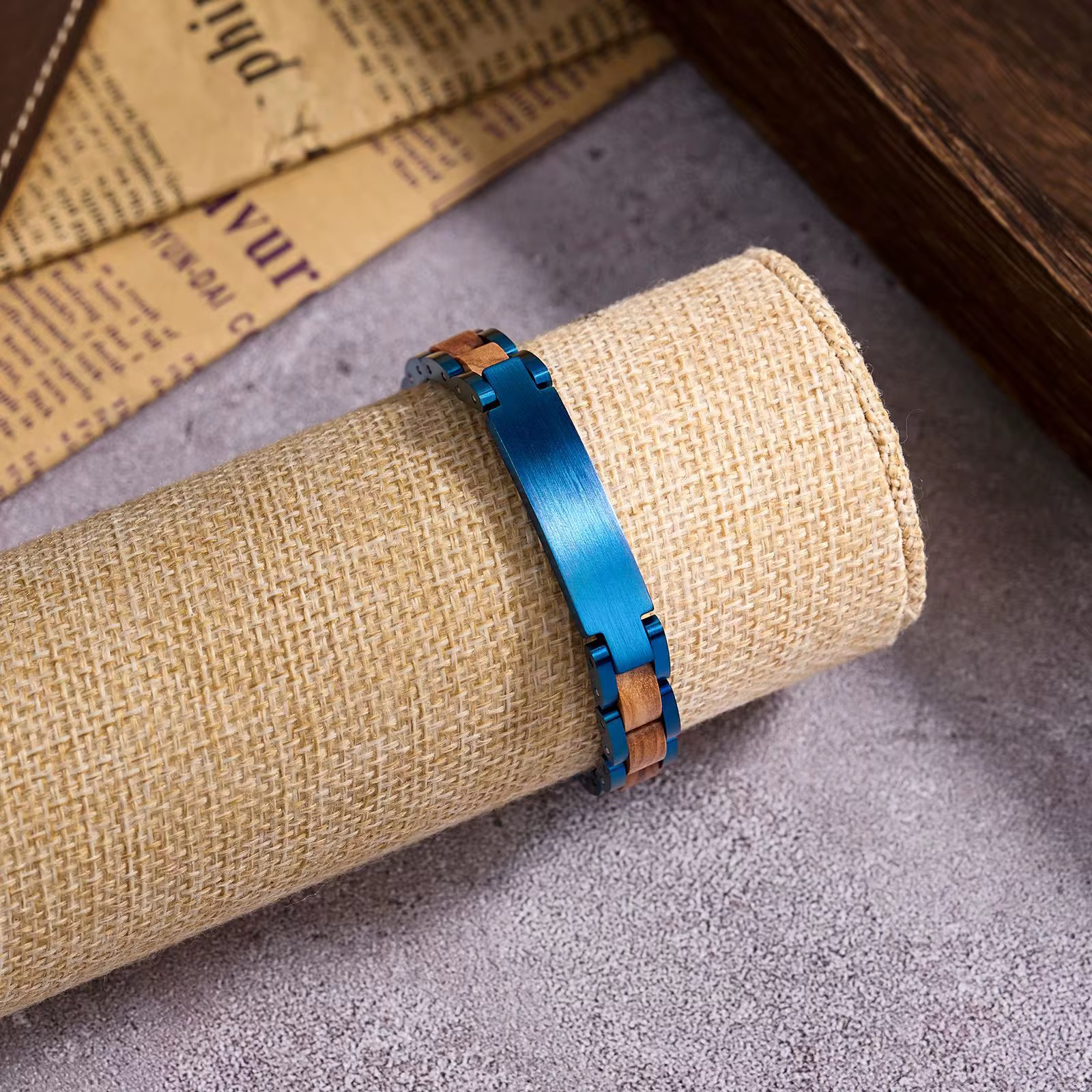 Pulseras personalizables con Textos Personalizados-Caja premium para regalo - Imagen 7