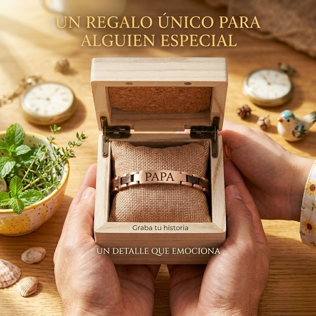 Pulseras personalizables con Textos Personalizados-Caja premium para regalo - Imagen 9