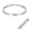 Pulsera de Acero Inoxidable Personalizable para Hombre y Mujer – Grabado Láser con Placa de 4 cm, Diseño Elegante y Regalo Original - Thumbnail Image 5