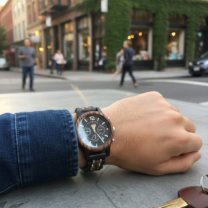 Reloj de Bambú Unisex – Diseño Minimalista y Elegante con Correa Natural,Caja premium para regalo