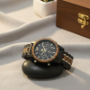 Reloj de Bambú Unisex Minimalista Correa Natural – Caja Premium Regalo – foto 3