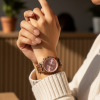 Reloj de Bambú Mujer Minimalista Correa Natural – Caja Premium Regalo – foto 3