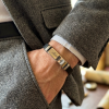 Pulsera Piel Trenzada Personalizable Hombre-Grabado Personalizado-Caja premium para regalo - Thumbnail Image 1
