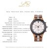 Reloj de Madera Cronógrafo Hombre Elegante – Estuche de Madera Premium Regalo - Thumbnail Image 9