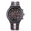 Reloj de Madera Cronógrafo Hombre Grabado Personalizado – Estuche de Madera Regalo - Thumbnail Image 6
