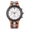 Reloj de Madera Cronógrafo Hombre Elegante – Estuche de Madera Premium Regalo - Thumbnail Image 7