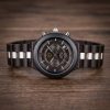 Reloj de Madera Cronógrafo Hombre Grabado Personalizado – Estuche de Madera Regalo - Thumbnail Image 3