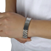 Pulsera Personalizable de Acero con Grabado – Brazalete de Eslabones para Hombre con Placa Grabable · Regalo Original - Thumbnail Image 6