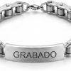 Pulsera Hombre Acero Inoxidable Personalizada