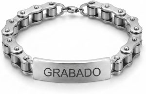 Pulsera Hombre Acero Inoxidable Personalizada