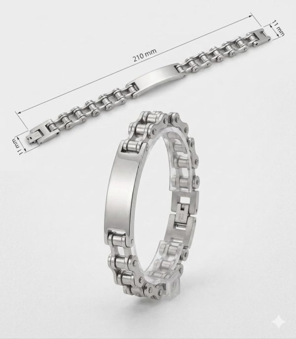 Pulsera Hombre Acero Inoxidable Personalizada