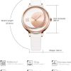 Shengke - Reloj de pulsera, con correa de piel