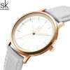 SHENGKE Reloj de pulsera de cuarzo para mujer
