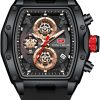 MF Mini Focus Reloj de pulsera a la moda, esfera grande hueca