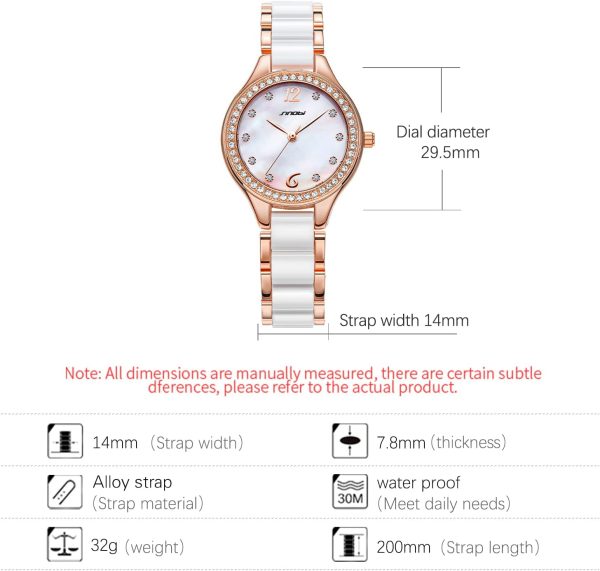 SINOBI Relojes para mujer analógicos para mujer
