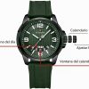 NAVIFORCE Reloj Impermeable para Hombres, Mujeres