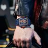 MF Mini Focus Reloj de pulsera a la moda, esfera grande hueca