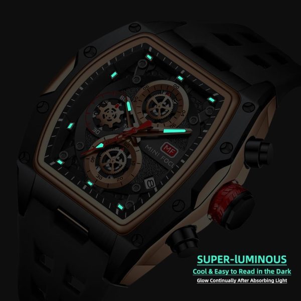 Mini Focus - Reloj de pulsera para hombre, esfera grande
