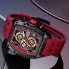 MF MINI FOCUS Relojes de pulsera para hombre únicos e informales (cronógrafo/impermeable/luminoso/calendario)