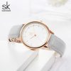 SHENGKE Reloj de pulsera de cuarzo para mujer