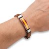 Pulsera Cuero Bandera España Hombre Mujer - Pulseras Selección Española Fútbol Aficionados
