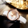 Shengke - Reloj de pulsera, con correa de piel