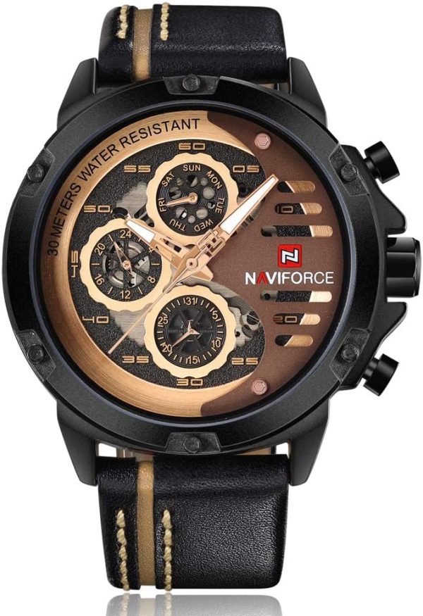 NAVIFORCE Reloj Deportivo Militar para Hombre