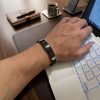 Pulsera Piel Personalizable Hombre-Grabado Personalizado Nombre Fecha-Ajustable Cierre Seguro