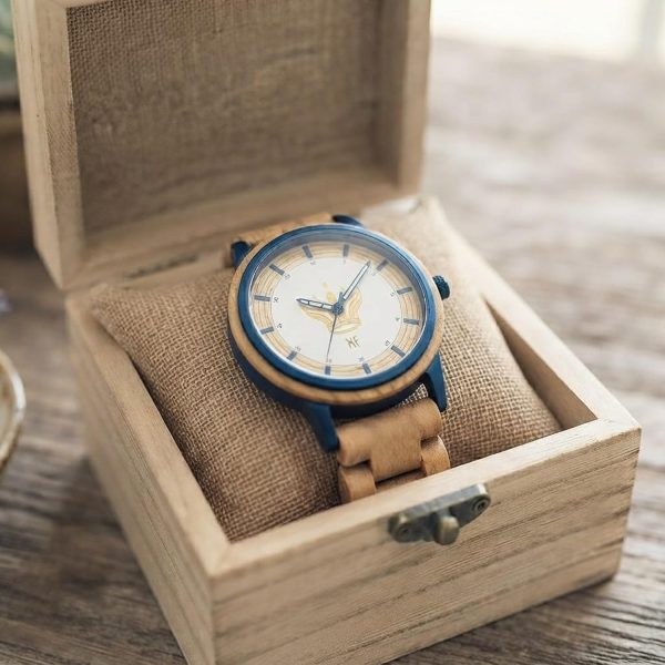 Reloj de Mujer de Madera Personalizable - Relojes Grabados Personalizados para Regalo Mujer Ideal Cumpleaños