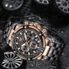 MF Mini Focus Relojes para Hombre de Negocios (cronógrafo/impermeable/luminoso/calendario/24 Horas) Relojes