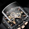Naviforce Reloj Reloj de Pulsera Moda Hollow Big Dial Luminoso Impermeable Deporte Analógico Cuarzo Negocios