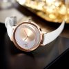 Shengke - Reloj de pulsera, con correa de piel