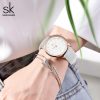 SHENGKE Reloj de pulsera de cuarzo para mujer
