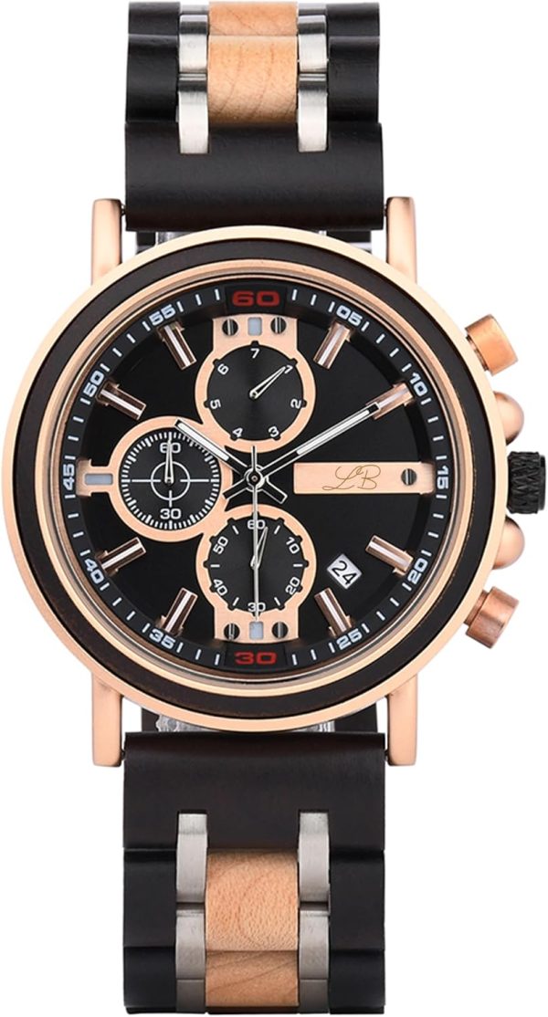 Reloj Madera Personalizado Hombre - Grabado Personalizable