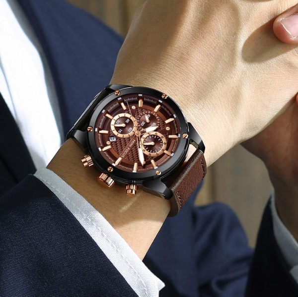 Mini Focus - Reloj de pulsera para hombre, de negocios