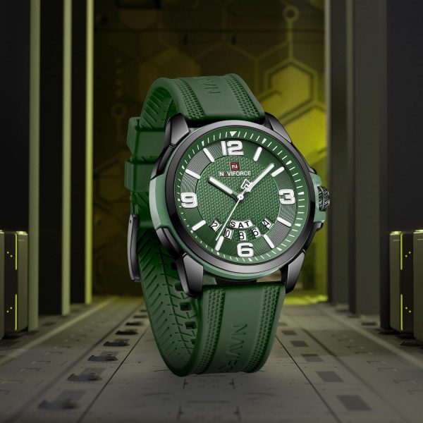NAVIFORCE Reloj Impermeable para Hombres, Mujeres