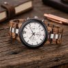 Reloj Madera Personalizado Hombre Correa Ajustable - Grabado Personalizable