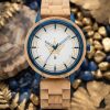 Reloj Madera Personalizado Mujer Correa de Madera - Grabado Personalizable