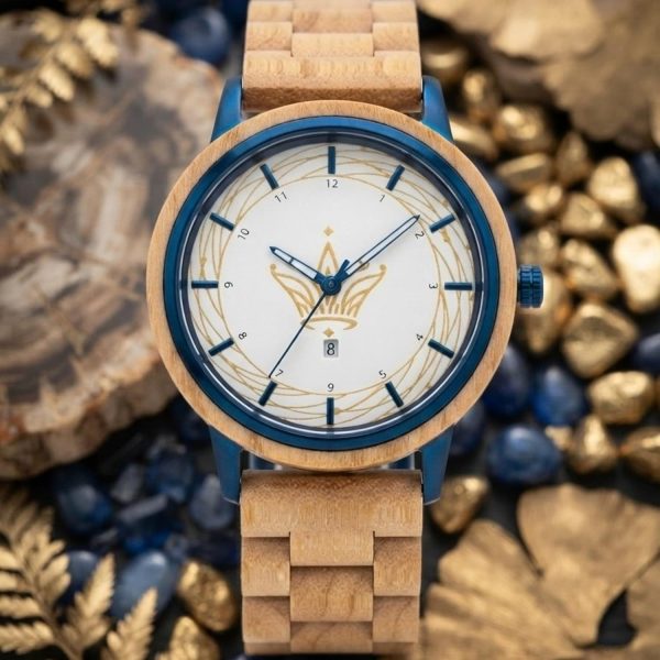 Reloj Madera Personalizado Mujer Correa de Madera - Grabado Personalizable