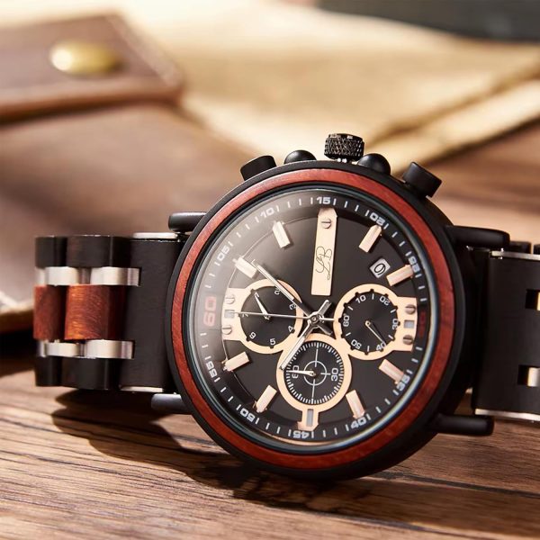 Reloj Madera Personalizado Hombre - Grabado Personalizable