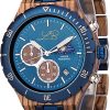 Reloj Madera Personalizado Hombre Correa Ajustable - Grabado Personalizable