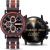 Reloj Madera Personalizado Hombre - Grabado Personalizable