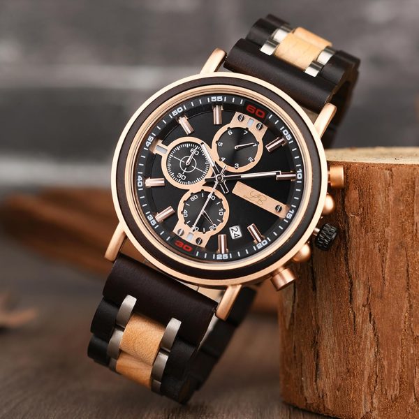 Reloj Madera Personalizado Hombre - Grabado Personalizable
