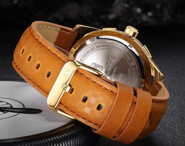 NAVIFORCE Reloj Deportivo de día de Cuarzo Resistente al Agua para Hombre