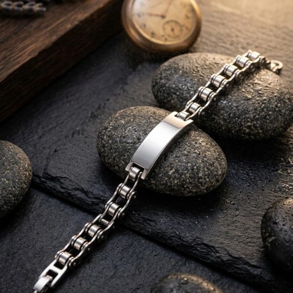 Pulsera Hombre Acero Inoxidable Personalizada