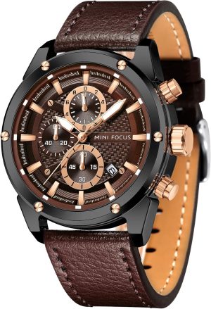 Mini Focus - Reloj de pulsera para hombre, de negocios